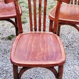 Set of 5 Stella bistro chairs from the 50s