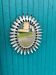 Sunbunst vintage metal sun mirror 1960
