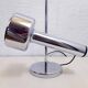Lampe de bureau en métal chromé
