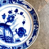 Assiette delft en porcelaine bleue