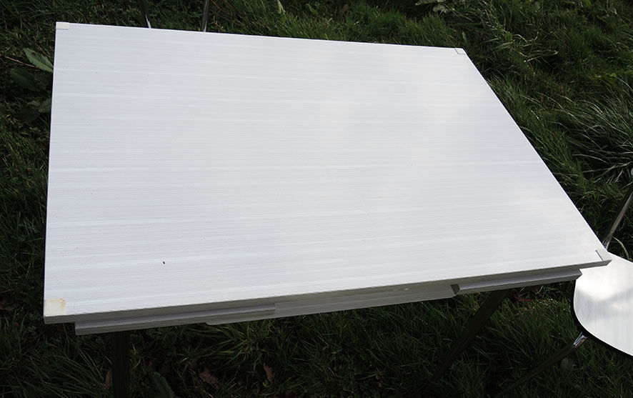 Old Formica Table & 3 Matching Seats