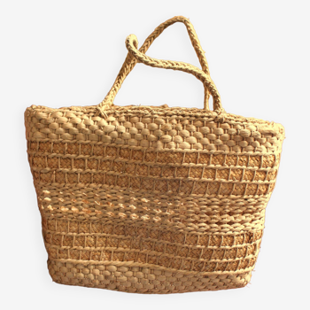 Basket Vintage basketry handbag