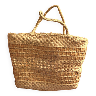 Basket Vintage basketry handbag