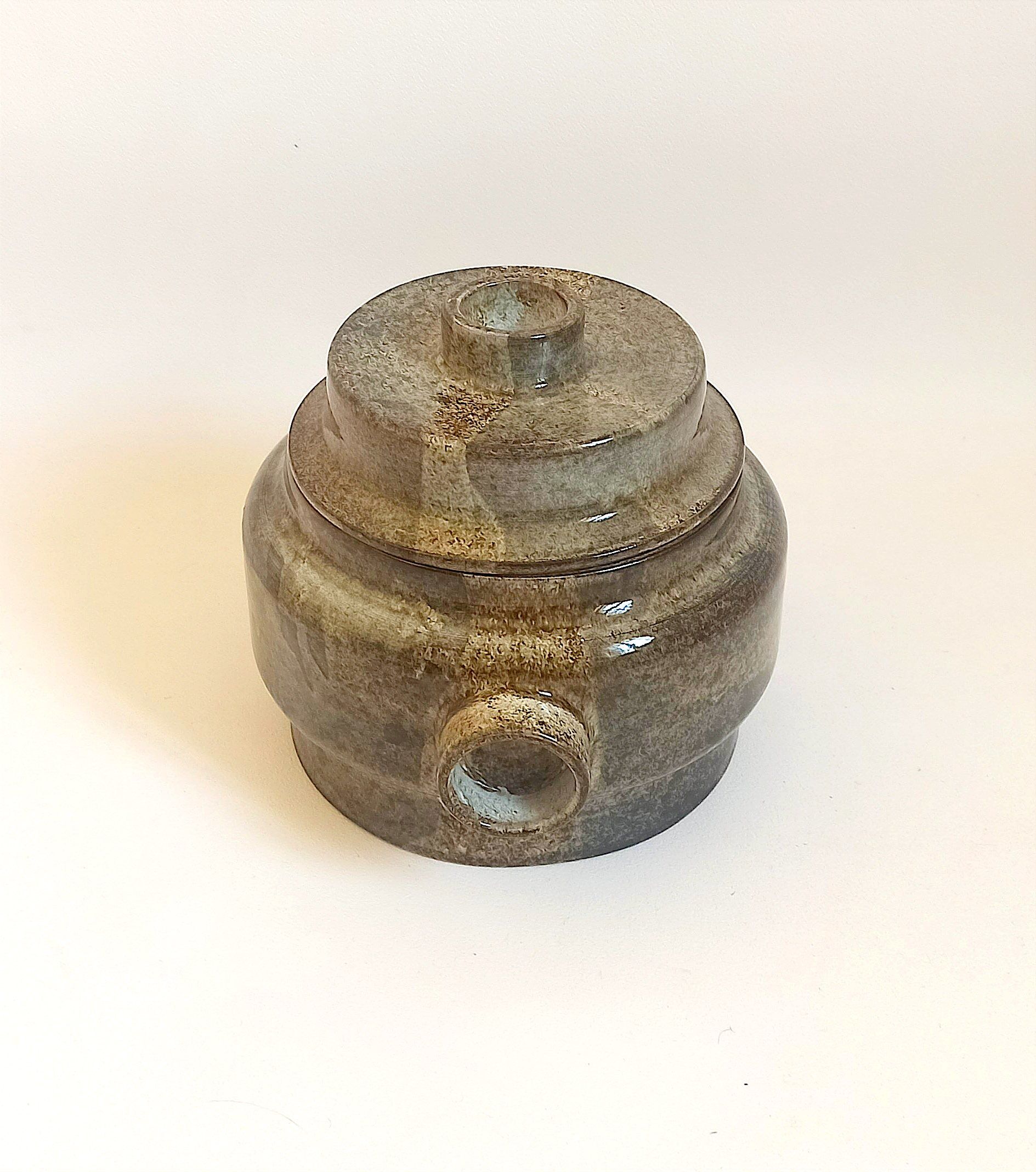 Ceramic biscuit tin 70s