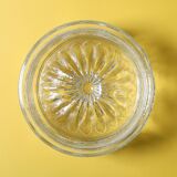 Pressed Glass Bowl: Kvety Flower Design by Pavel Panek / 1973