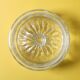 Pressed Glass Bowl: Kvety Flower Design by Pavel Panek / 1973