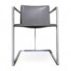4 x Pierre Mazairac & Karel Boonzaaijer, Hennie de Jong int, grey fabric, white steel, 1970s