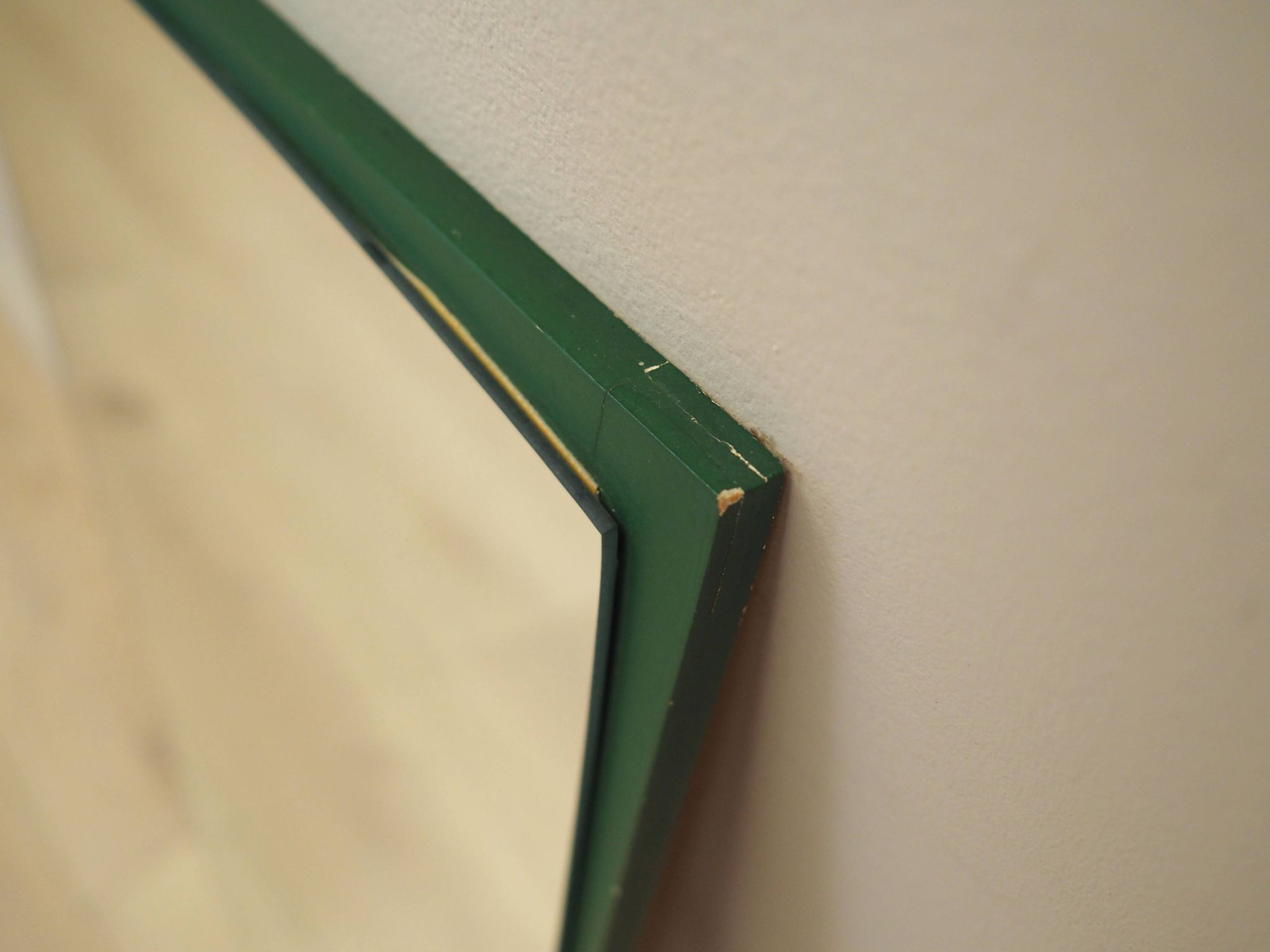 Mirror in pine frame, Danish design, 1970s, production: Denmark