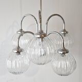 Vintage chandelier 6 balls 1970