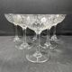 6 coupes à champagne Baccarat service Paris