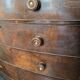 English mahogany chest of drawers