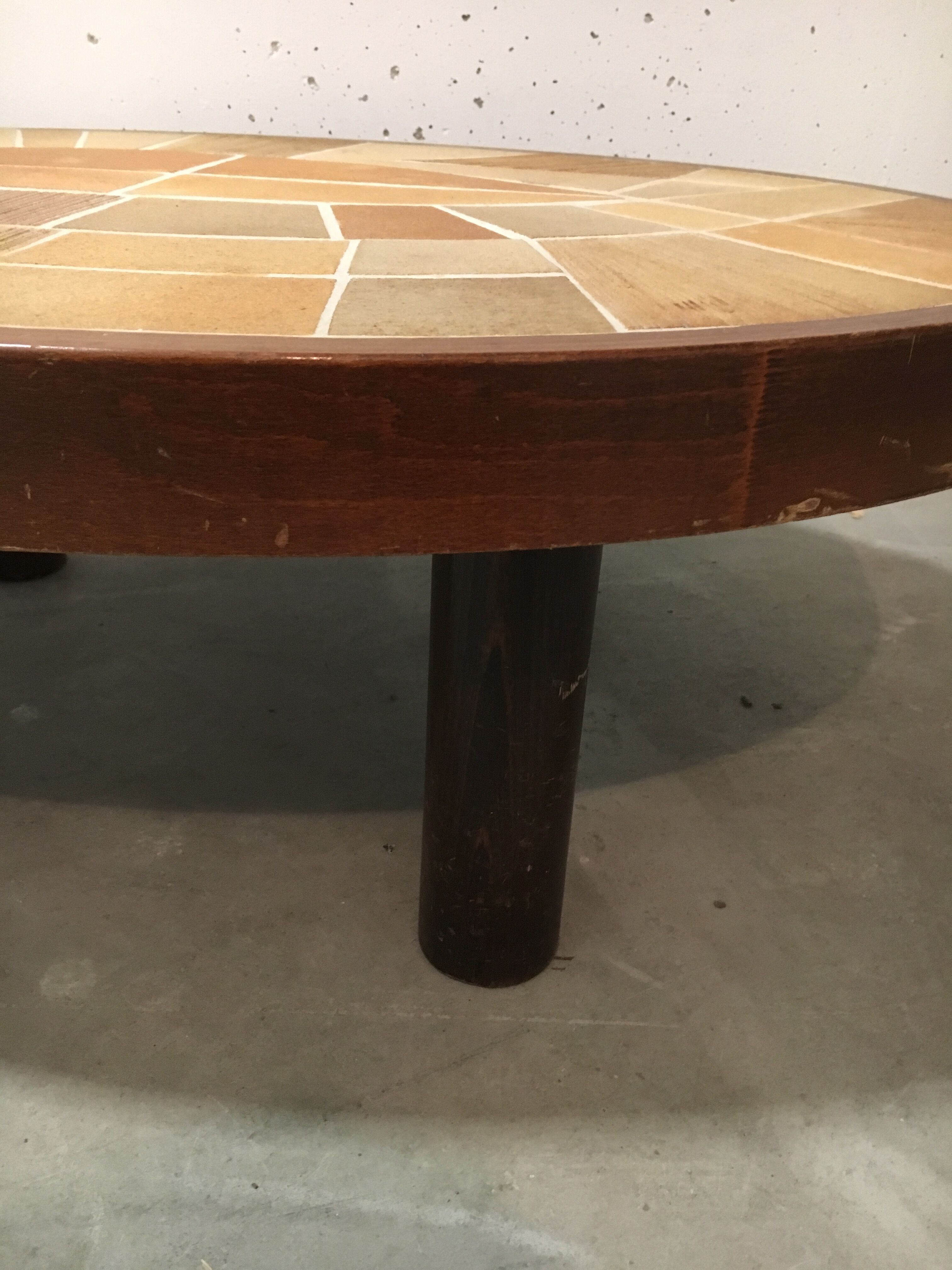 Table basse céramique vintage Vallauris