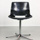 Black Overman Office Swivel Chair by Svante Schoblom from Sweden, 1970s