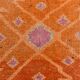 Pastel Tones Geometric Turkish Vintage Hallway Runner Rug, 95x345 Cm