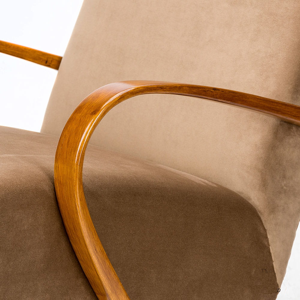 A pair of armchairs type 53, designed by Jaroslav Smidek, TON, 1960s