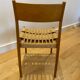 6 chaises vintage bois et corde