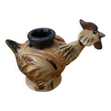 Zoomorphic candle holder La Borne