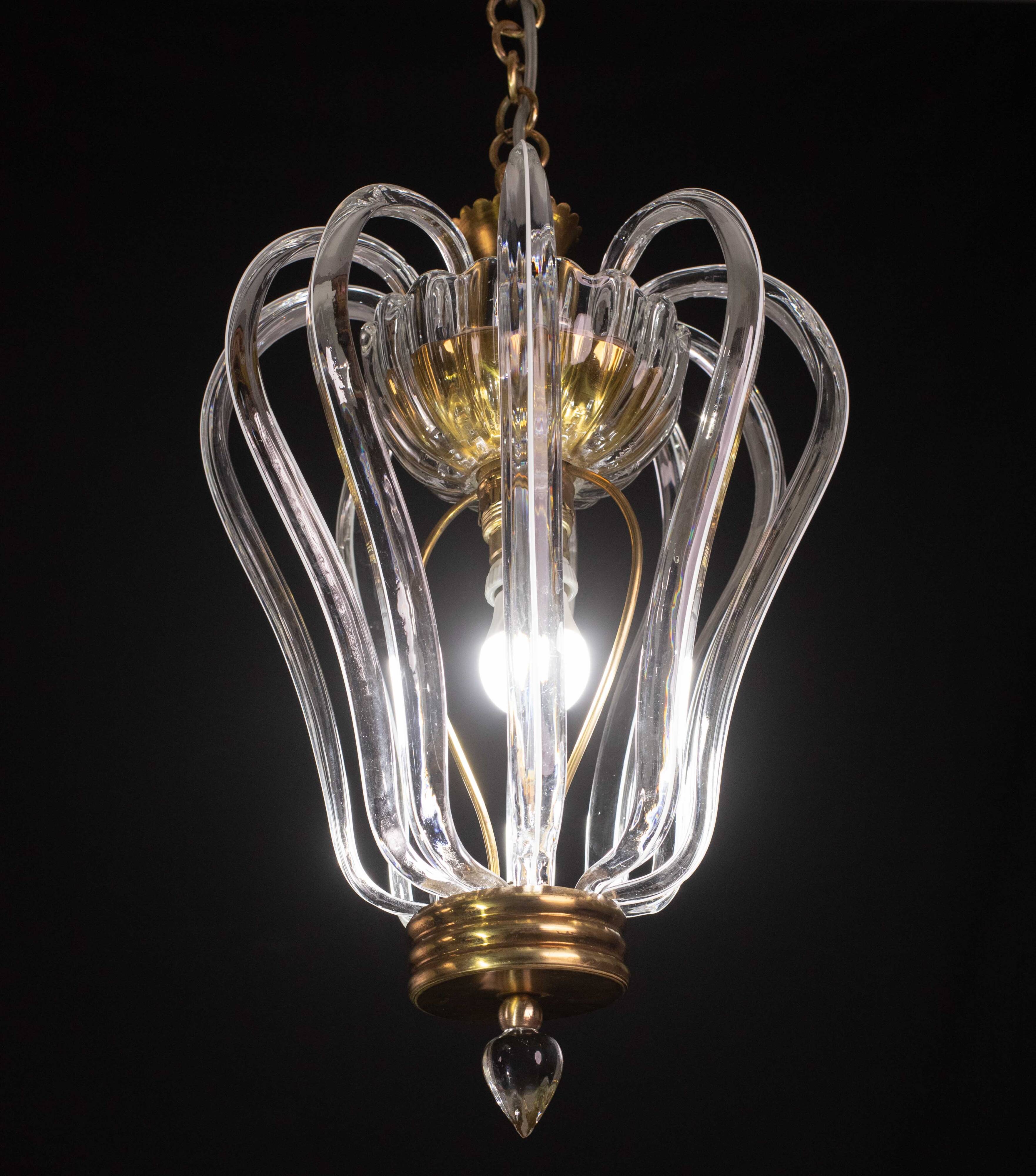 Midcentury Jewel Murano Glass Chandelier by Barovier e Toso, 1950s