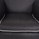 B&B Italia Lauriana black lounge chair, 1970s