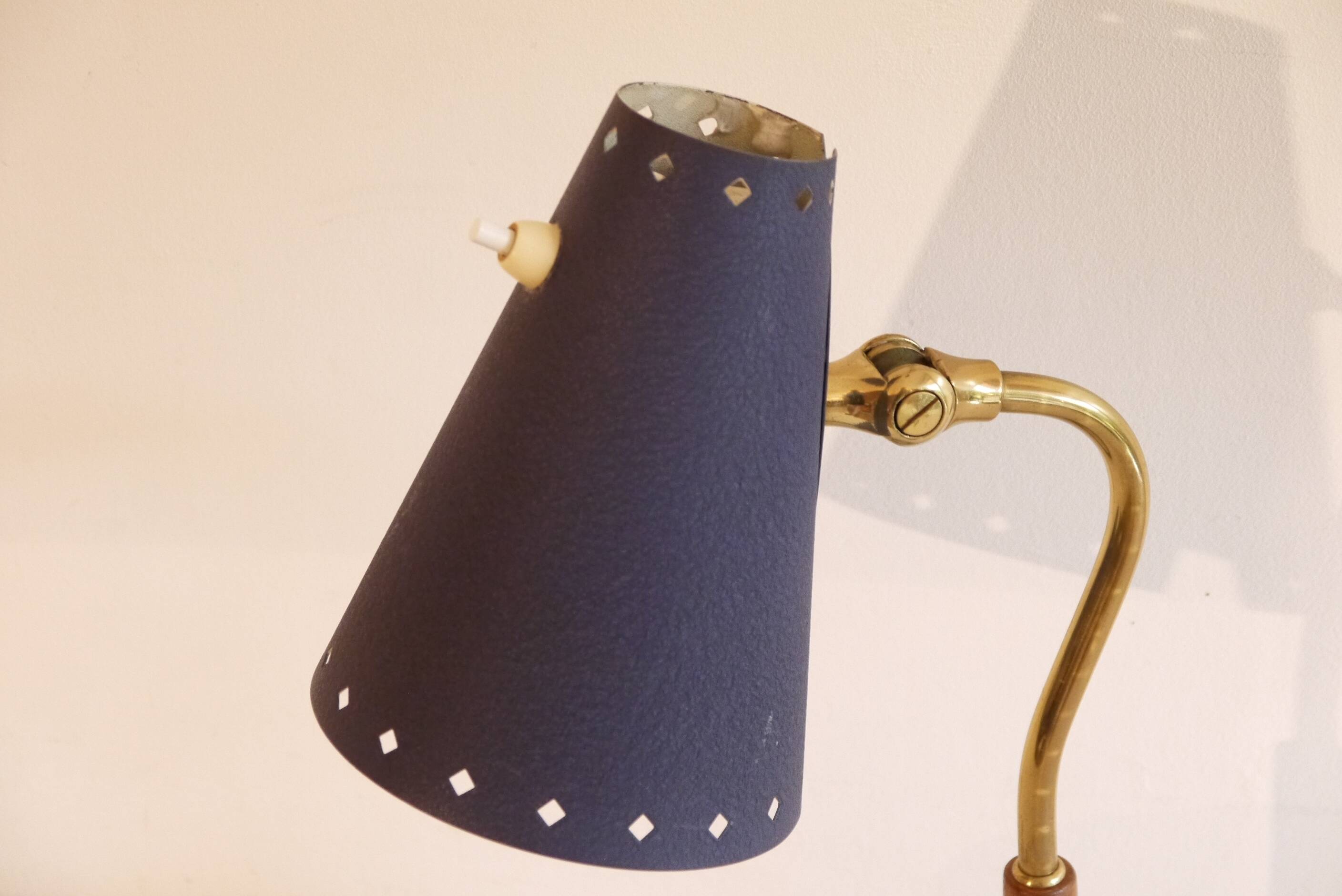 Lampe suédoise 1950 de Borens Boras