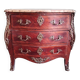Louis XV style marquetry chest of drawers
