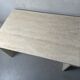 Vintage travertine side table