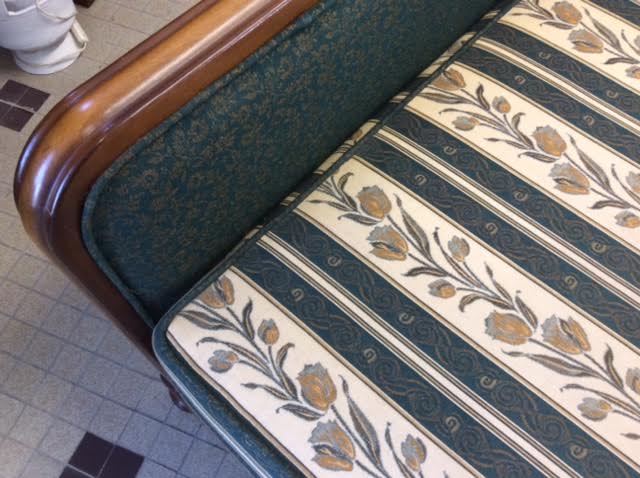 Wooden and fabric daybed