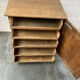 Old small workshop counter for haberdashery in oak.