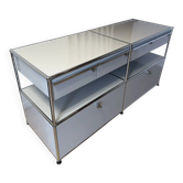 USM Haller Commode in Light Grey
