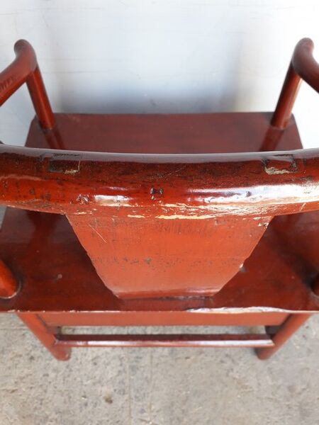 Chinese armchair / Asian solid wood 18th century