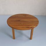 Dining table in solid oiled elm, Sénac edition