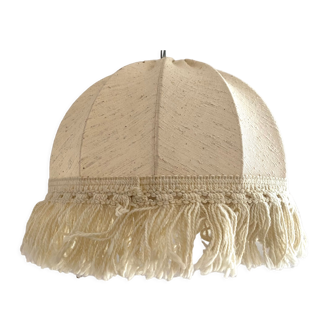 Cotton and wool lampshade, 70s