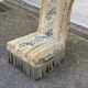 Chauffeuse vintage Napoléon velours beige