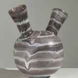 Double-neck ceramic vase by Jean Busson, France, 1960