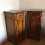 Night table on marble