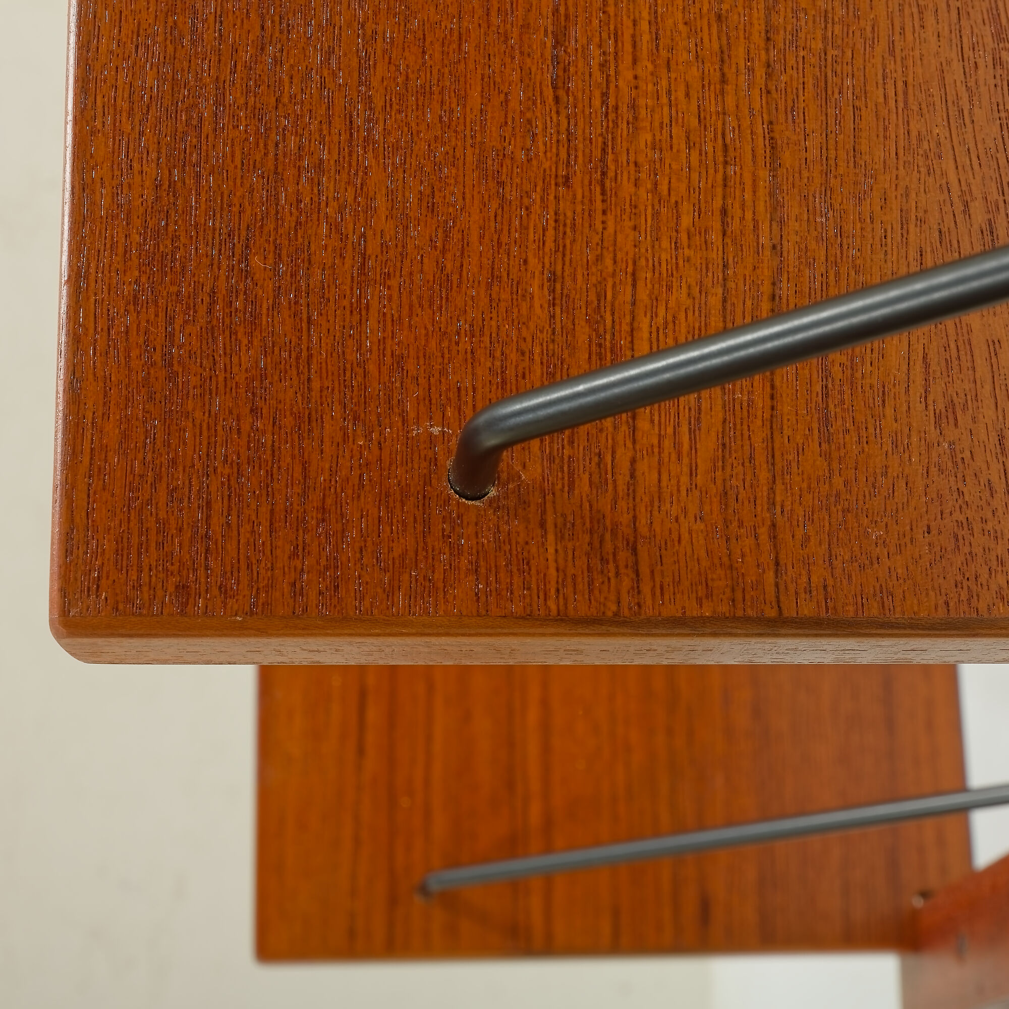 Danish teak shelving unit, set of 4 shelves, 1970s