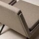 Dutch architectural lounge chairs, pair, Netherlands, circa 1960