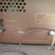 Vintage furniture "Stereo" radio Schaub-Laurenz and platinum Telefunken 504ken