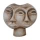 Double antropomorph stone vase