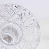 Pair of glass candlesticks