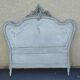 Louis xv style headboard with shabby chic patina