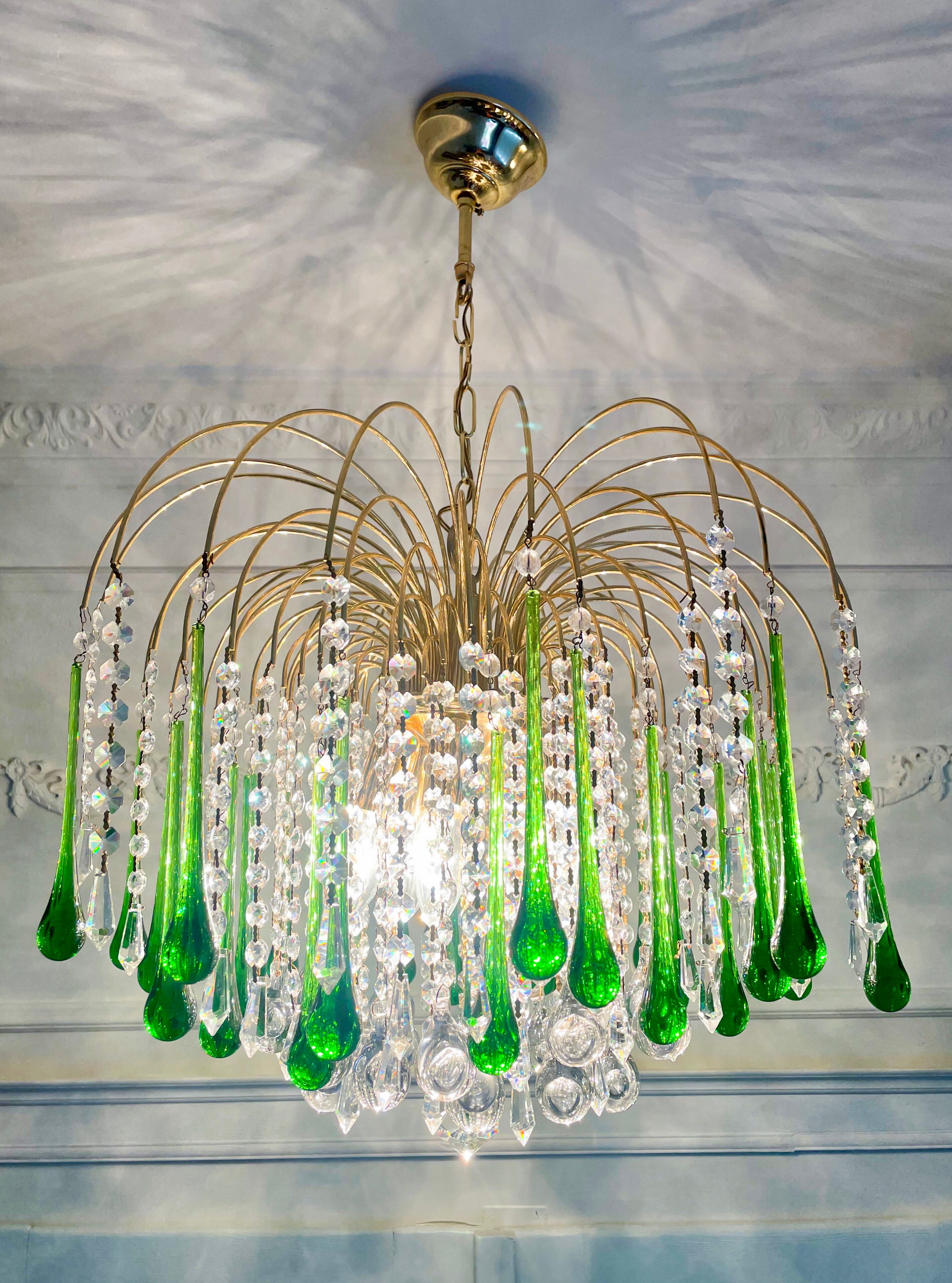 Murano Vintage Chandelier from the 1970s