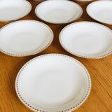 Hollow porcelain plate by Sologne Larchevêque