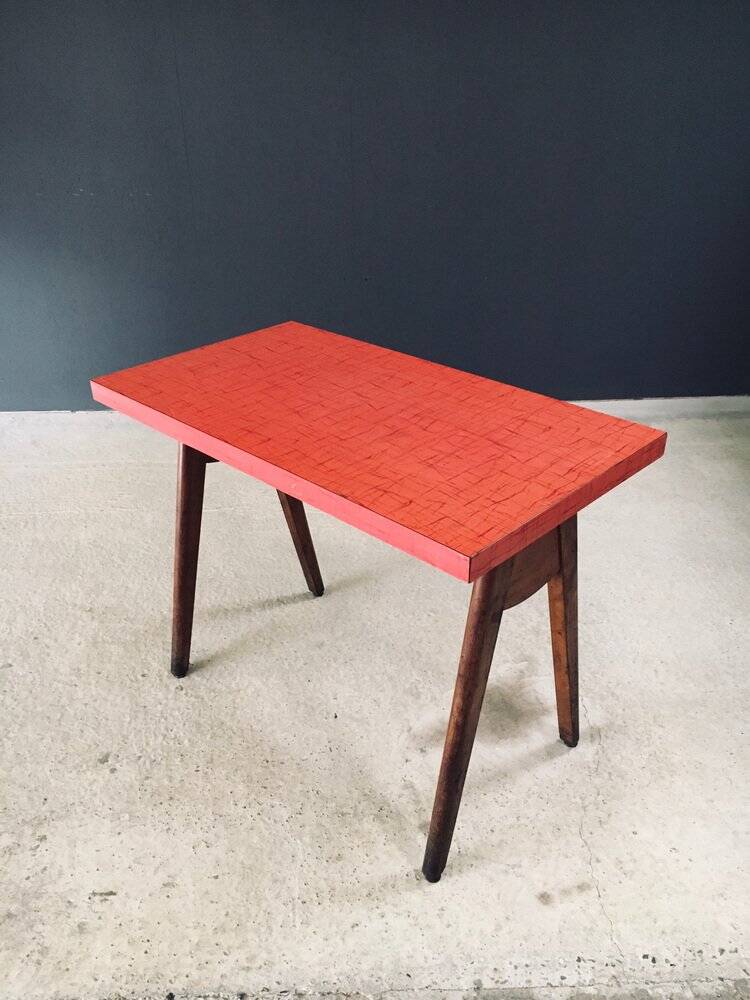 French Reconstruction Bistro Table, 1950s