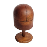 Old wooden hat shape on foot, 1900