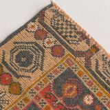 4x7 Navy Blue & Red Vintage Persian Rug, 136x224Cm