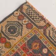 4x7 Navy Blue & Red Vintage Persian Rug, 136x224Cm