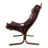 Westnofa Siesta leather lounge chair by Ingmar Relling, 1960