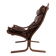 Fauteuil en cuir Westnofa Siesta par Ingmar Relling, 1960