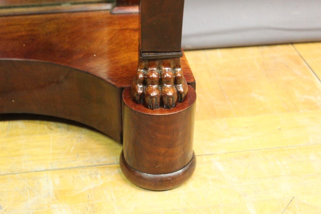 Period console Mahogany restoration XIX